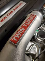 Genuine Nissan JDM TWIN TURBO Merge Pipe Emblem RB26DETT Skyline GTR - 13291-05U10
