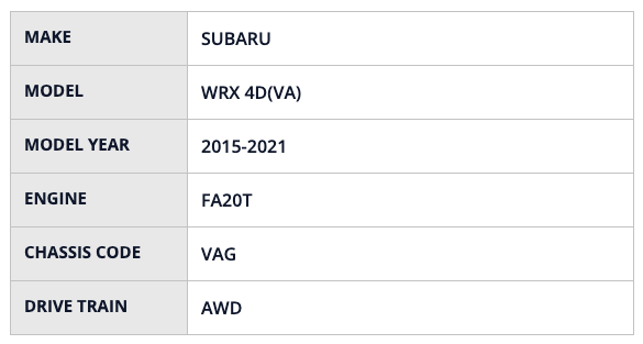 HKS SPF VAG/VMG FA20 - HKS70019-AF107
