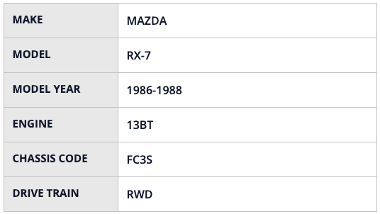 HKS SPF RX-7 FC3S/FC3C 13BT - HKS70017-AZ102
