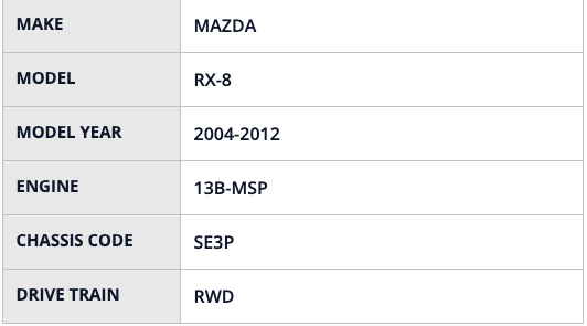 HKS SPF RX-8 SE3P 13B-MSP - HKS70017-AZ104