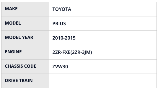 HKS RS ZVW30 PRIUS 2ZR-FXE - HKS70020-AT114