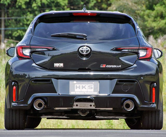 HKS Toyota GR Corolla LEGAMAX Sports Exhaust (Use w/ PN G89580-T76010-00) - HKS31021-AT009