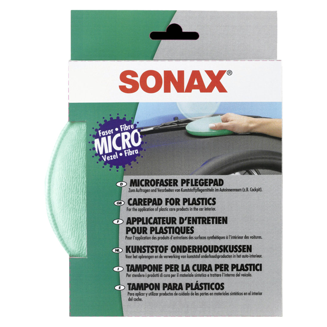 SONAX Dash & Plastic Care Sponge 1pc