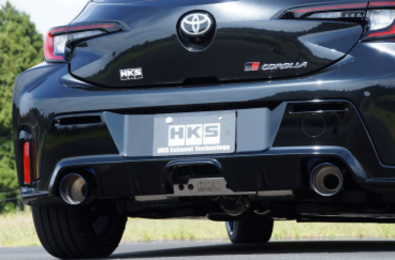 HKS Toyota GR Corolla LEGAMAX Sports Exhaust (Use w/ PN G89580-T76010-00) - HKS31021-AT009