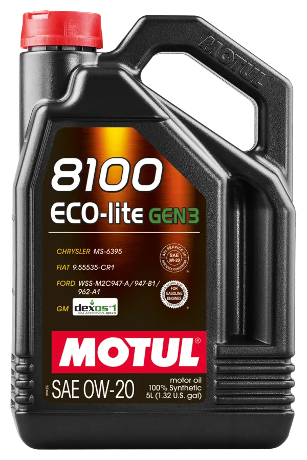 Motul 8100 ECO-lite GEN3 0W-20 5L