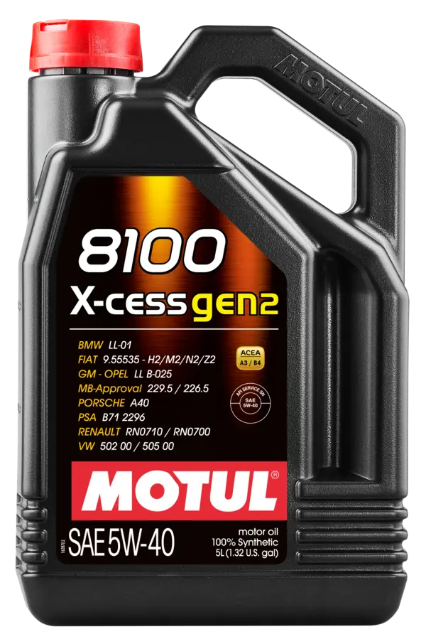 Motul 8100 X-cess gen2 5W-40 5L