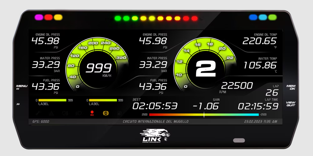 LINK MXT Strada 10-inch Dash - Race Edition - 100-0177