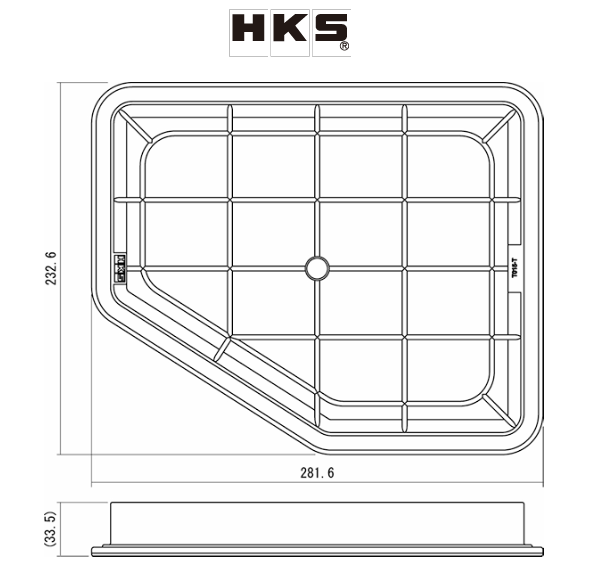 HKS Lexus Super Air Filter - HKS70017-AT115