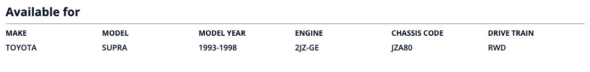 HKS SPF JZA80 2JZ-GE - HKS70019-AT103