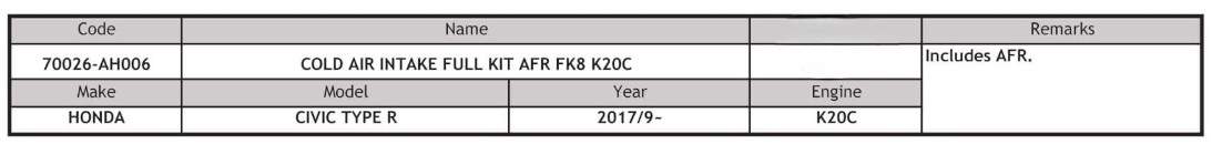 HKS DryCarbon Full Cold Air Intake Kit AFR FK8 K20C - HKS70026-AH006