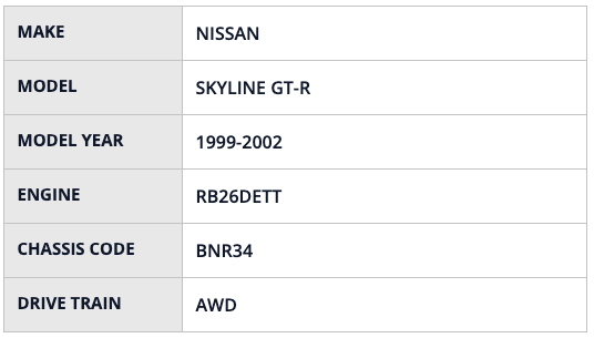HKS RS BCNR33/BNR34 RB26DETT - HKS70020-AN103
