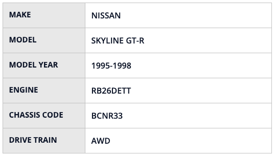 HKS RS BCNR33/BNR34 RB26DETT - HKS70020-AN103