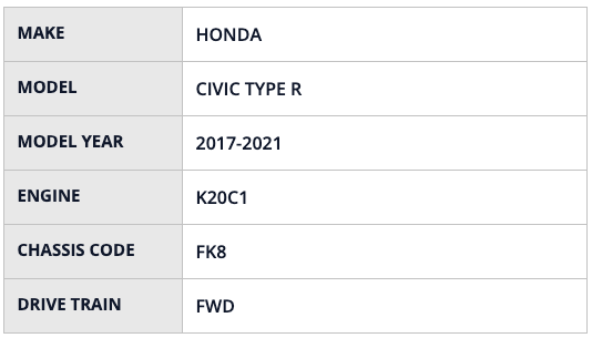 HKS RS HONDA CIVIC TYPE-R FK8 K20C (Incl. AFR) - HKS70020-AH109