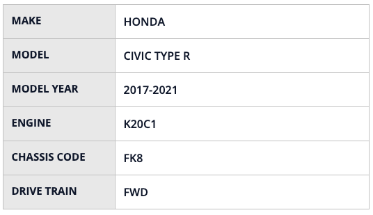HKS RS HONDA CIVIC TYPE-R FK8 K20C (AFR NOT Included.) - HKS70020-AH110