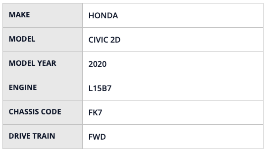 HKS RS FK7 CIVIC L15C/L15B - HKS70020-AH111
