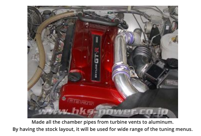 HKS RACING CHAMBER BCNR33/BNR34 RB26DETT - HKS70008-AN012
