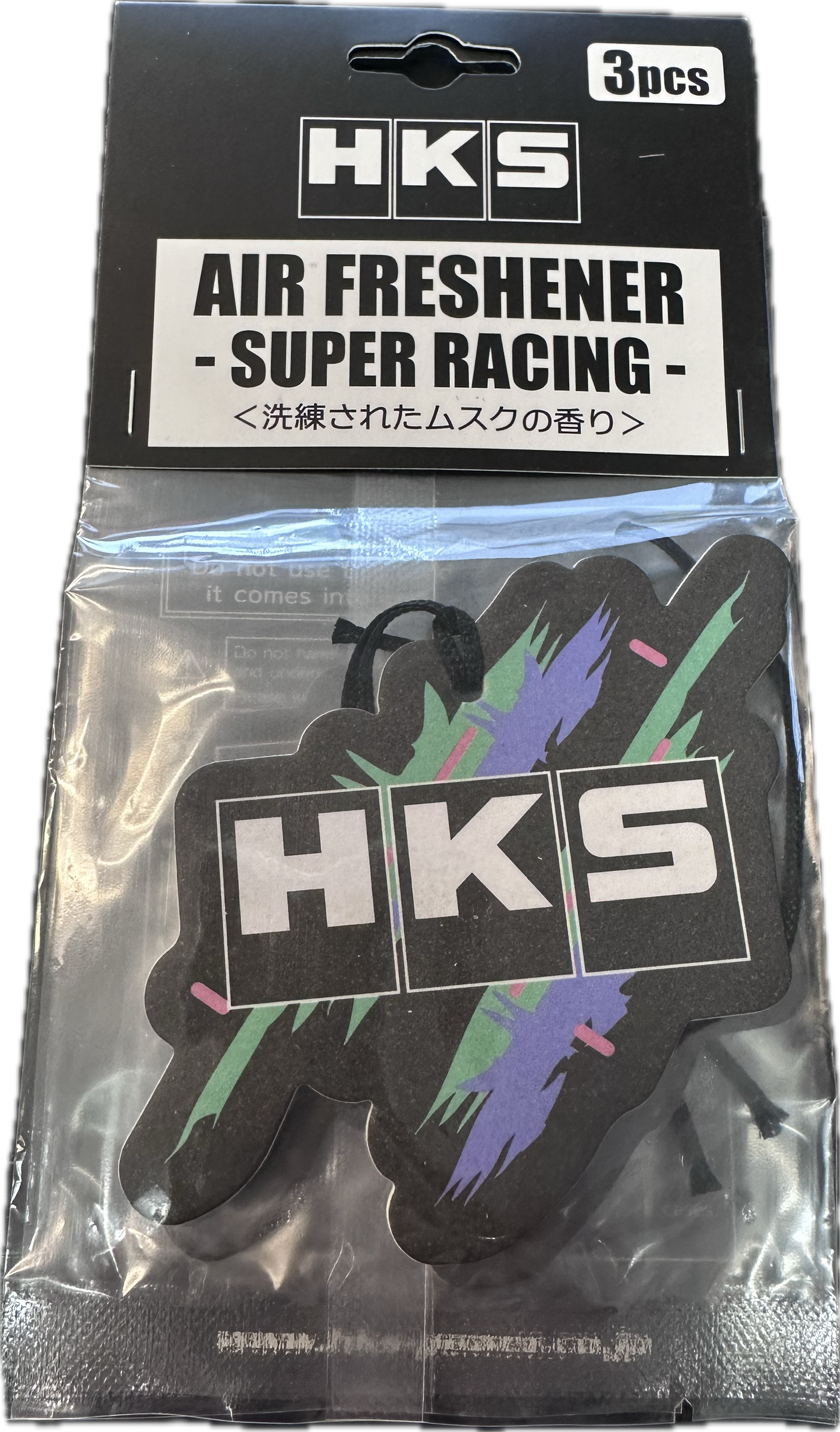 HKS Logo Oil Splash Air Freshener - Super Racing - 3 PCS- 51007-AK553