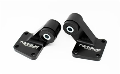 Torque Solution Billet Rear Differential Mounts 03-06 Mitsubishi EVO VII-IX - Black - TS-EV-196