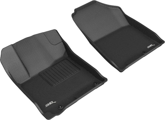 3D MAXpider 20-21 Hyundai Venue Kagu 1st Row Floormats - Black