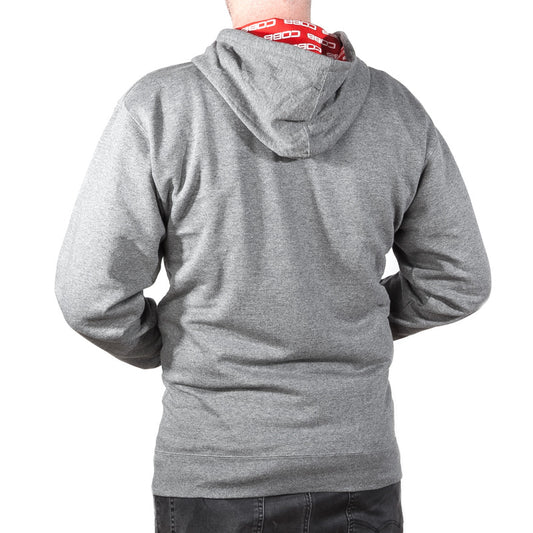 Cobb Grey Zippered Hoodie - Size X-Large