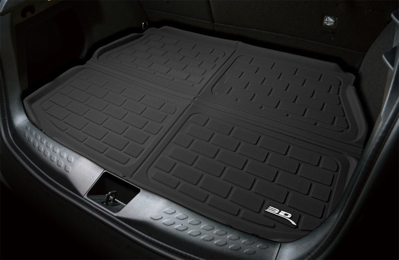 3D Maxpider 17-23 GMC Acadia Kagu Black Behind 3rd Row Cargo Liner