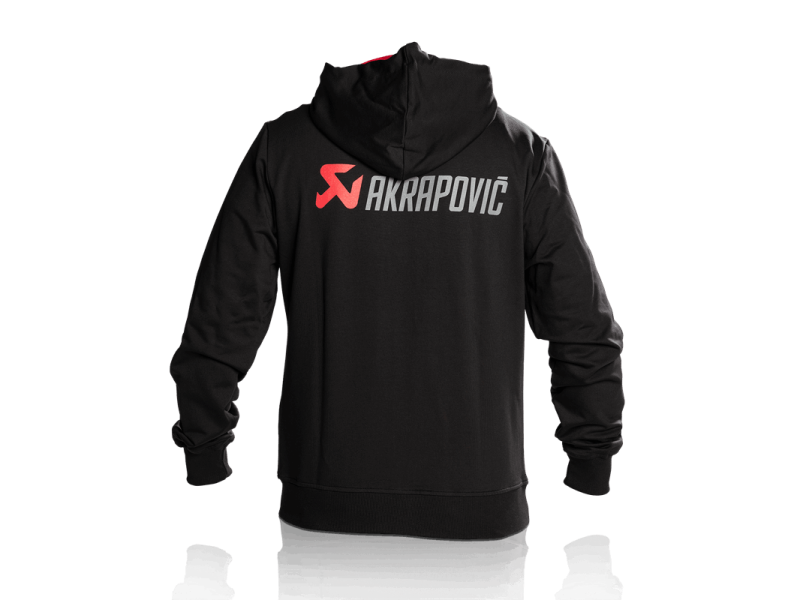 Akrapovic Mens Akrapovic Logo Black Hoodie - XXL