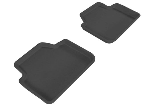 3D MAXpider 2006-2011 BMW 3 Series/X3 E90/E83 Kagu 2nd Row Floormats - Black