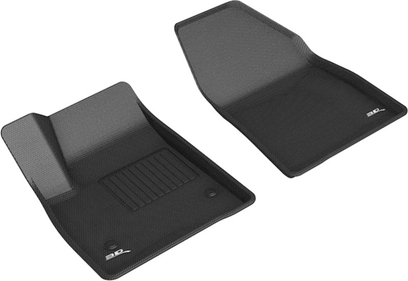 3D MAXpider 20-21 Cadillac XT6 Kagu 1st Row Floormats - Black