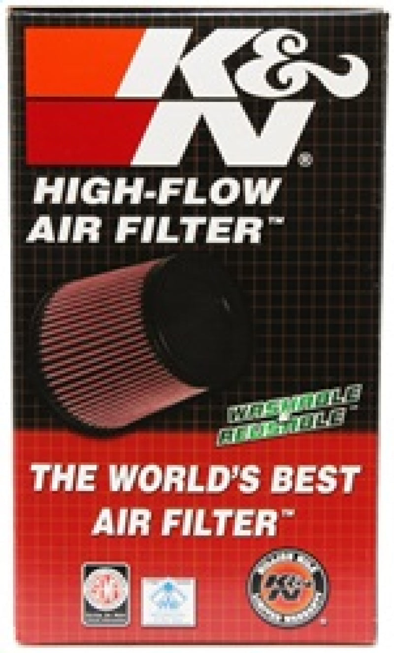 K&N Round Tapered Universal Air Filter 4 inch Flange 5 3/8 inch